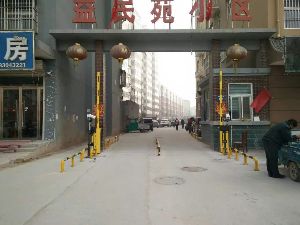 聊城广告道闸门，东昌府区停车场广告道闸